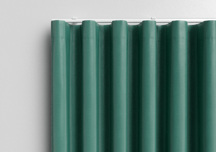 Akoya Faux Silk, Lustre Emerald Green - Made to Measure Curtain - Image 14
